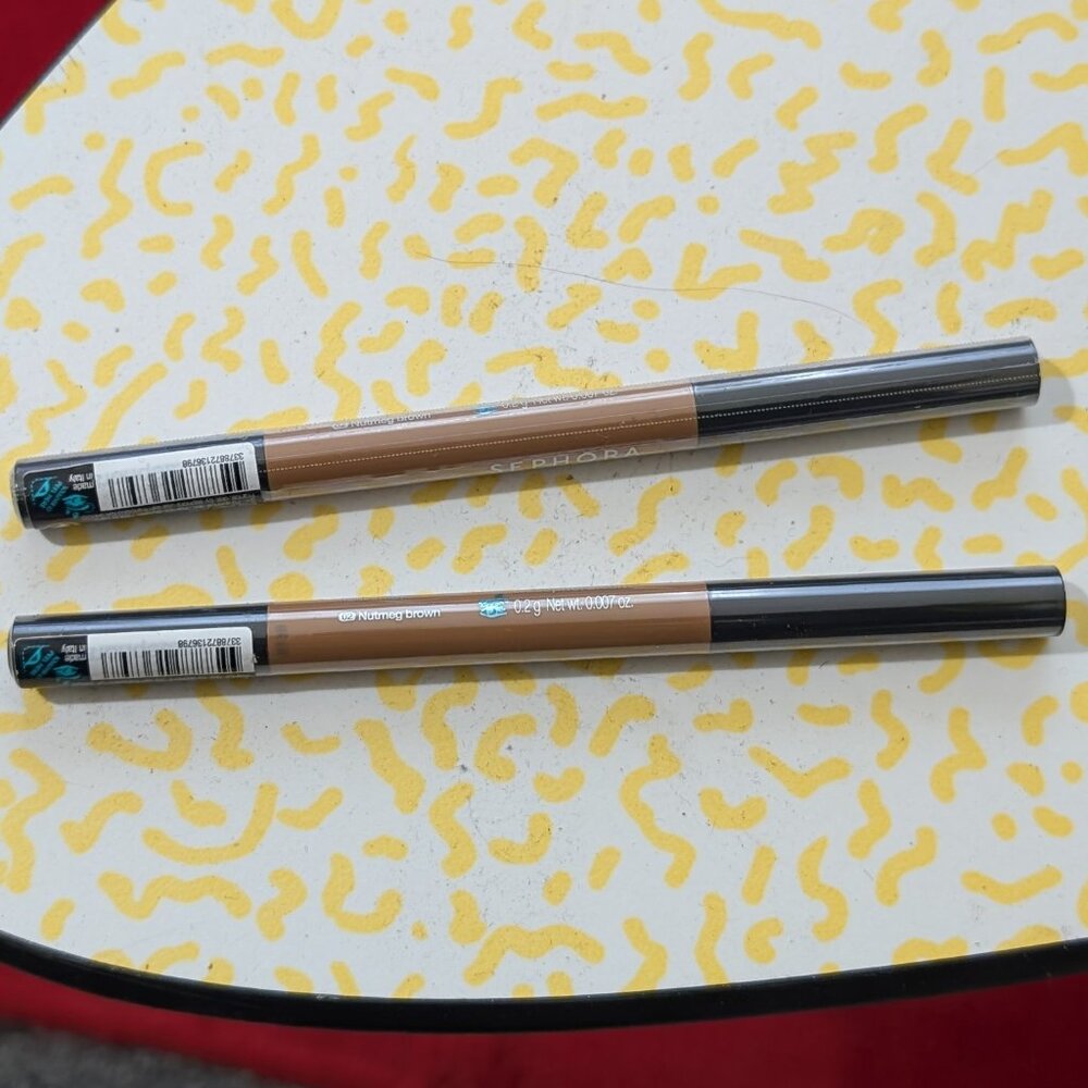 Sephora Waterproof Brow Shaper Pencil - Lot of 2 Nutmeg 02 - Picture 2 of 2